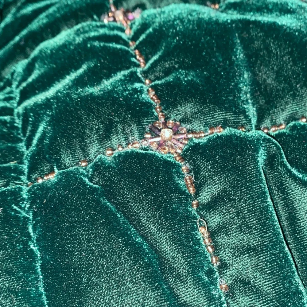 KITH MENS Green BEADED VELVET Jacket - Picture 5 of 11